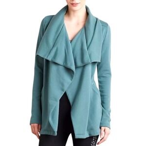 Anthropologie Saturday SundayVivie Shawl Athleisure‎ Cardigan Green Medium